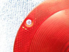 SATE-LITE 169 RED Tail Light Lamp Lens 5-1/8″ SAE-AIST-92-DOT