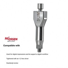 US Hiossen Nobel Straumann ITI Implant Scanbody Digital Library CAD/CAM Dental
