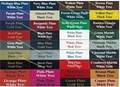 Personalized Engraved 14×9 Inch Plastic Nameplate Plaque Tag Sign Label