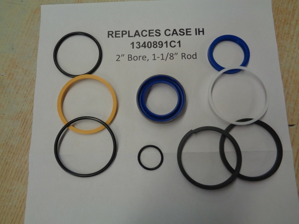 1340891C1 Case-IH replacement cylinder seal kit (2″ bore with 1-1/8″ Rod)