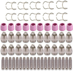 120pcs Plasma Cutter Torch Consumables Kit 60Amp for SG-55, AG-60, WSD-60 CUT50