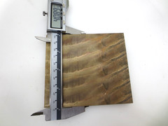 954 Aluminum Bronze Flat Plate Aprox. 3/8″ Thick x 4.1″ W x 4..7″ L