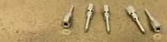 5 HH Smith Abbatron Uninsulated Phone Tip Plugs #235AB
