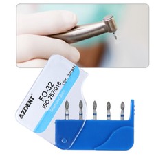 100pcs 20 Boxes Dental Diamond Burs Medium FG 1.6MM Kit For High Speed Handpiece
