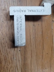 HARDINGE EXTERNAL INTERNAL RADIUS GAGE
