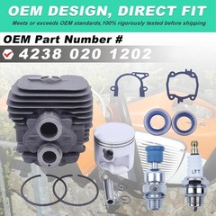 50mm Cylinder Piston Gasket Kit for Stihl TS410 & TS420 – Essential Replacement