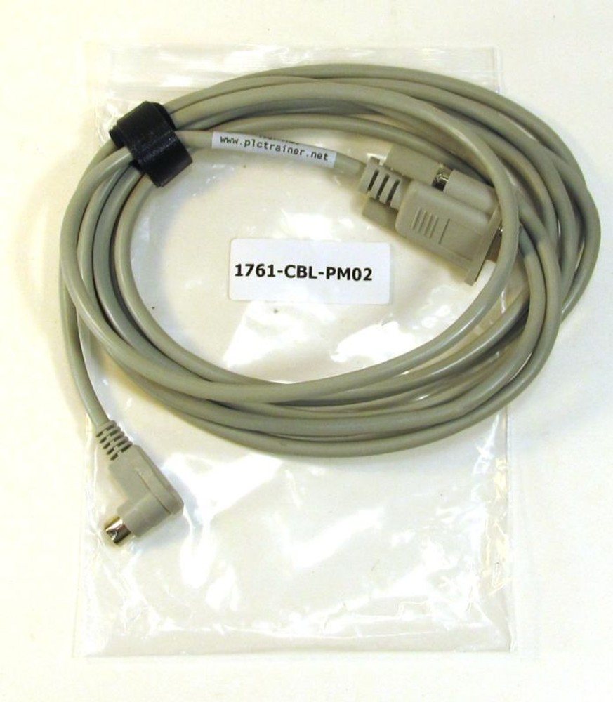 Allen Bradley Micrologix PLC Cable 1761-CBL-PM02 90 deg end MicroLogix 1000-1500