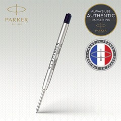 Parker QUINKflow Authentic Black Ink Refills, Medium Point, 10 Count,