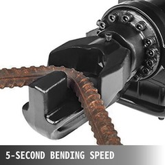 VEVOR Rebar Bender 900W RB16mm( 5/8″)Electric Hydraulic Hand Held 0°-130°Bending