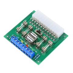 20Pin 24Pin ATX Benchtop Board Computer PC Power Supply Breakout Adapter Module
