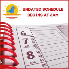 Business Appointment Book and Daily Planner – Undated Appointment Book, Hourly P