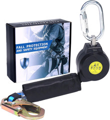 6FT Self Retracting Lifeline Fall Protection Retractable Lanyard Fall Arrest