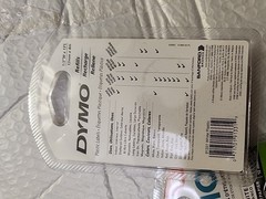 Dymo letratag LT refill LOT Labels 1/2 In X 13 Ft -12 Mm X 4 M White 7 Pk Total