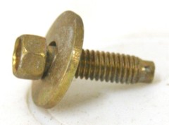 (10) M6 -1.0 x 20 mm Flange Head Hex Bolt W/ Washer Class 9.8 Steel–7987