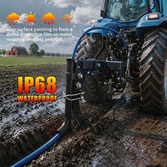 Pipe Layer Attachment for 3-Point Ripper Hitch Lawn Trencher Subsoiler Tractor