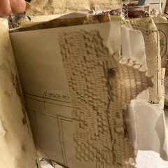 Junk Journal Intercession, Coffee Stain Pages