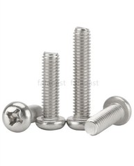 304 Stainless Steel Phillips Cross Pan Head Screws Bolt Inch 5/32，1/4，5/16，3/8，