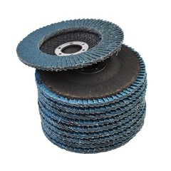 New PACK 100 PREMIUM ZIRCONIA FLAP DISC SANDING GRINDING 4.5”x7/8” 40 GRIT