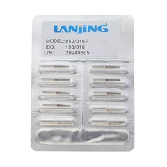 Dental Diamond FG Burs 850/016F 850/016SC Round End Taper Super Coarse Fine Grit