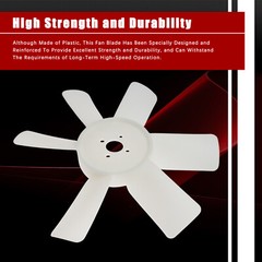 NEW Aftermarket Engine Cooling Fan 6 Blades Fit for Komatsu D20 D21 -5 -6 -7