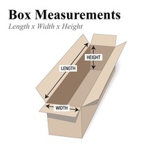 PARTNERS BRAND 18 x 6 x 6 Corrugated Cardboard Boxes, Long 18L x 6W x 6H, Pack o