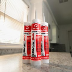 Duraguard 100% Waterproof Paintable Caulk 5.5 oz for Kitchen & Bath Repairs