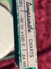 Bacharach Instrument Company NOS 100/Box Tempscribe 14-0083 7 Days Charts