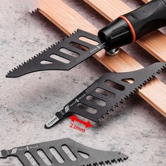 5x Flush Cutting Jigsaw Blade Irregular Curve Saw Blade with Handle for Wood US#