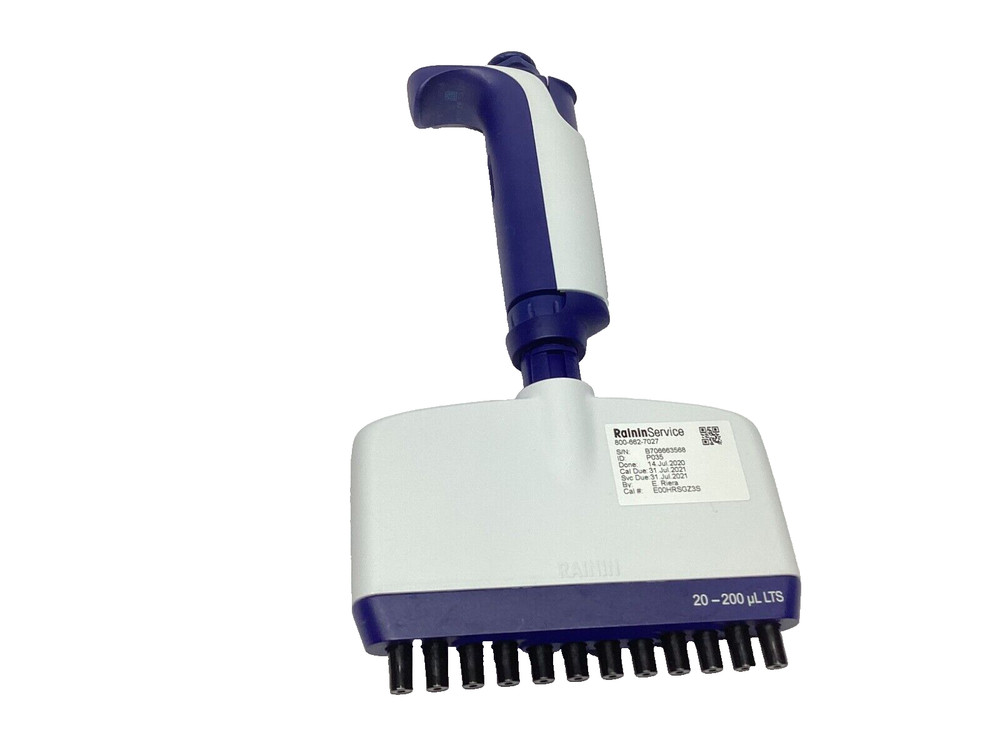 Rainin L-200 Pipet-Lite XLS 12 Channel 20-200ul LTS 100% Guaranteed