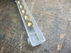 OSG 62546 4.6mm 10D cobalt EX-SUS-GDR drill bit (1 bit per sale)
