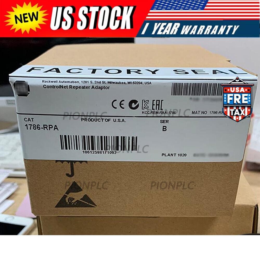 Allen-Bradley 1786-RPA ControlNet Repeater Adapter Module Series B US Free Tax
