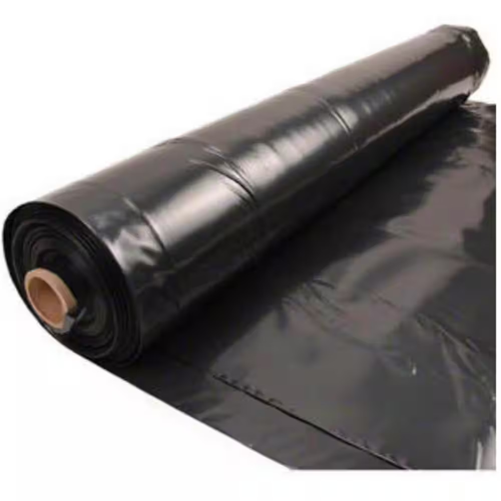 12 Ft. X 100 Ft. X 4 Mil Black Plastic Sheeting