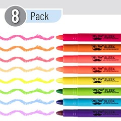 Pack Of 8 Bleed 8 No Gel Highlighter Bible Highlighters Assorted Colors