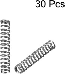 Wire Diameter 0.012″, OD 0.08″, Free Length 0.39″ Spring Steel Coil Extended Com