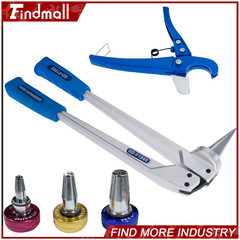 Findmall PEX Expander Tool Kit 1/2″ 3/4″ 1″ Expansion Heads & Tube Cut Plier