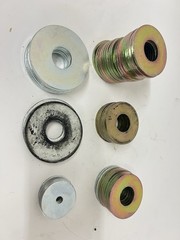 Large Heavy Duty Steel Spacer Washer Shim Lot Assorted Sizes Zinc Coated