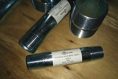 Rigid Galvanized Conduit Nipple 2-1/2″ x 12″ Electrical Fitting RN 250×1200