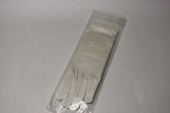 Cartier White Jewelry Watch Handling Microfiber Inspection Gloves Pair – Medium