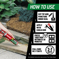PL 500 10 Oz. Landscape Block Adhesive (2-Pack)