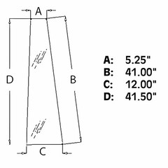 Cab Glass – Right Hand or Left Hand Front Door