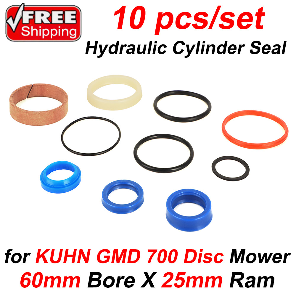 US Hydraulic Cylinder Hyd Cyl Seal 10pcs/kit For KUHN GMD 700 Disc Mower GMD700