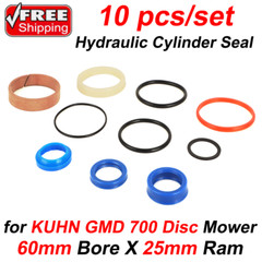 US Hydraulic Cylinder Hyd Cyl Seal 10pcs/kit For KUHN GMD 700 Disc Mower GMD700