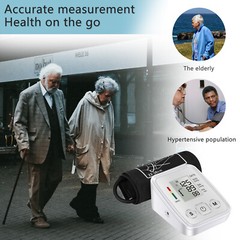 Digital Automatic Blood Pressure Monitor Upper Arm Smart BP Machine Large Cuff