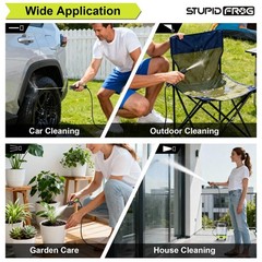 Portable Max 72 PSI Hand Sprayer, Cordless Garden Sprayer with 2000mAh Battery,