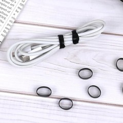 Small Rubber Bands – 100 Pieces 0.5 Inch Mini Black Elastic Cord Bands Strong…