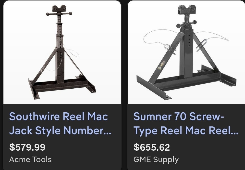 Sumner Adjustable Screw Reel Mac the Reel Jack. On Sale! Sold Individually