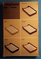 Vtg 1980s Eldon Office Products Memo Notes Pad Holder 1979 Color: Ebony☆NEW!☆