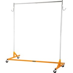 VEVOR 71in Garment Rack Z-Truck 300lbs Heavy-Duty Collapsible Clothing Stand