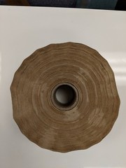 3″ x 450′ Reinforced Water Activated WARNING tape heavy duty gummed 10 rolls/ cs