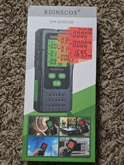 EMF Meter Detector By RDINSCOS Sealed Box Electromagnetic 3-1 Detector RD630C